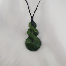Load image into Gallery viewer, Pikoura Double Twist Pounamu Pendant & Earring Set