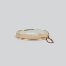 Load image into Gallery viewer, Elle 3/8" Rolled Rose Gold on Sterling Silver Snap Bangle
