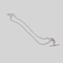 Load image into Gallery viewer, Sadie Stirling Silver Classic Albert Curb Fob Necklace
