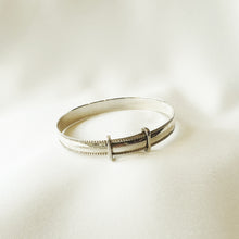 Load image into Gallery viewer, Eden Sterling Silver Corded Edge Baby Bangle
