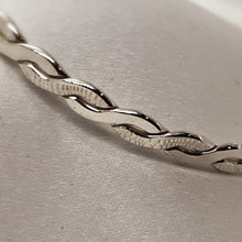 Load image into Gallery viewer, Mila Stirling Silver Twist Bangle

