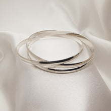 Load image into Gallery viewer, Bianca Stirling Silver Russian Golf Bangles
