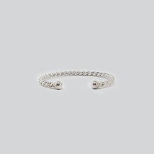 Load image into Gallery viewer, Lilly Stirling Silver Twist Open Bangle
